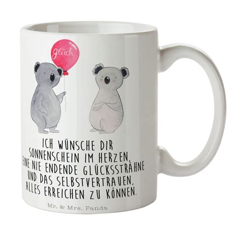 Mr And Mrs Panda Tasse Koala Luftballon Weiß Geschenk Kaffeetassen