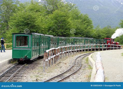 The End of the World Train - Ushuaia Stock Photo - Image of railway, argentinian: 55855420