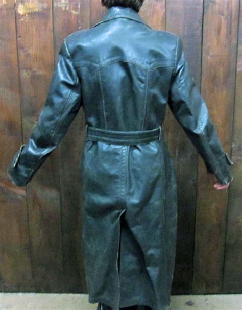 German Nazi Wehrmacht Leather Coat