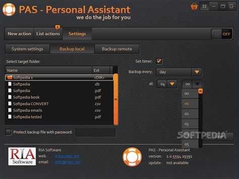 pas personal assistant  softpedia