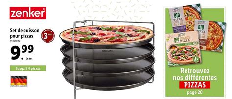 Promo Zenker Set De Cuisson Pour Pizzas Chez Lidl Icatalogue Fr