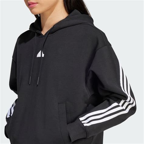 Adidas Future Icons 3 Stripes Hoodie Black Adidas Lk