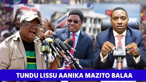 Tundu Lissu Afichua Mazito Balaa Muda Huu Kuhusu Kauli Tata Za Makonda