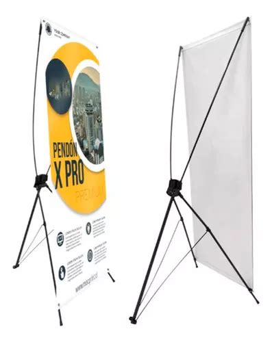 Porta Pendón Tipo X Araña pro 80x180cm Cuotas sin interés