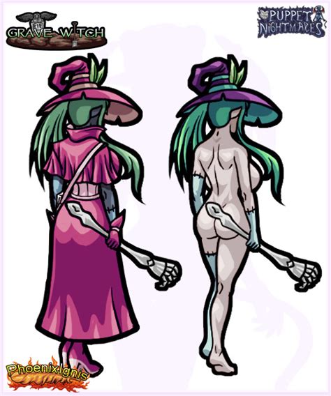 Grave Witch Back Game Sprite By Phoenixignis Hentai Foundry