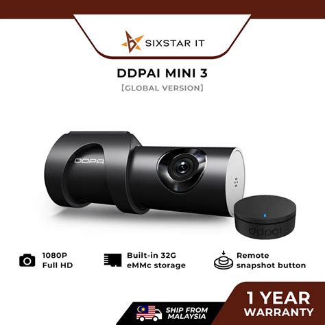 Ddpai Dash Cam Mini P K Hd Dvr Car Dashcam Remote Snapshot