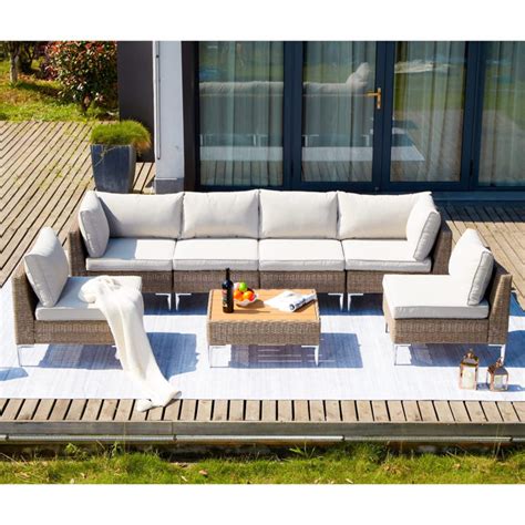 Ivy Bronx Chrisse 7 Piece Sectional Seating Group With Cushions Wayfair