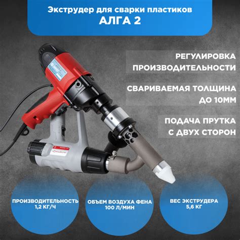 Ручной сварочный экструдер Алга-2 ЗИПО. - купить с доставкой по ...