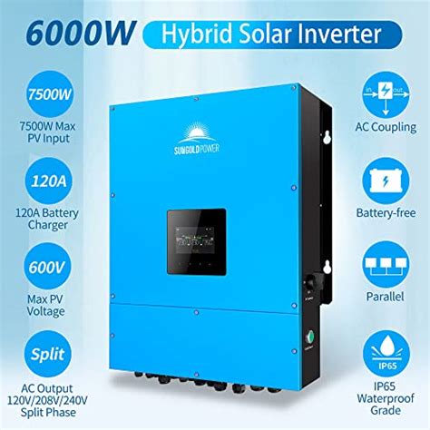 Sungoldpower Ul W V Hybrid Inverter Charger Vac Input