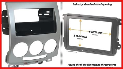 Scosche Ma B Compatible With Mazda Iso Double Din Din