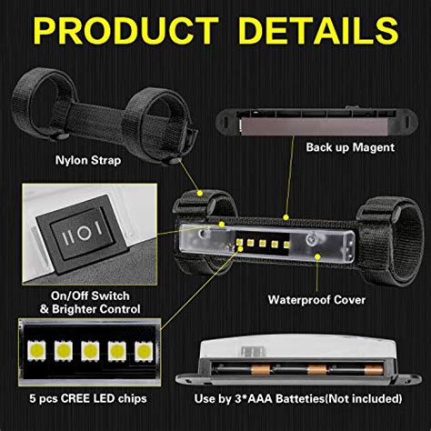 Universal Roll Bar Mount Led Dome Light Utv Interior Lights Utility