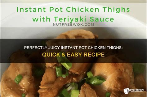 6 Magic Minutes To Perfection: How To Cook Chicken Thighs In The Instant Pot To Tender, Juicy Perfection