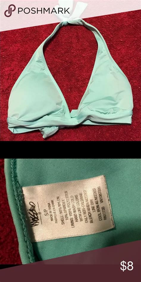 Blue Bikini Top Small Worn Once Mossimo Supply Co Swim Bikinis Blue