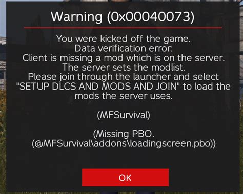 How Do I Fix This Error When Trying To Join A Server I Selected Setup