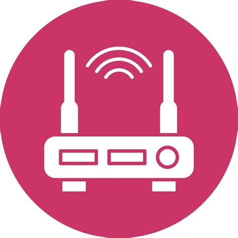 Dise O Vectorial Del Estilo Del Icono Del Enrutador Wi Fi Vector Premium