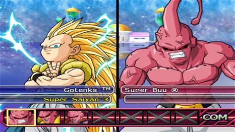 Gotenks SSj3 VS Super Buu Red Potara Dragon Ball Z Budokai Tenkaichi