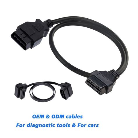 Wire Harness Cm Pin Male To Female Obdii Obd Extension Diagnostic