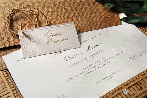 Convites De Casamento Na Praia Mar Timo Modelos Noiva Classe