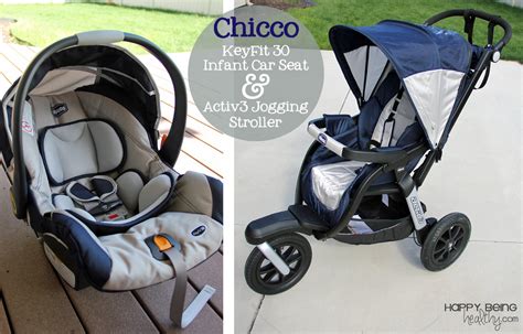 The Chicco KeyFit 30 Car Seat and Activ3 Jogging Stroller | Happy Being ...