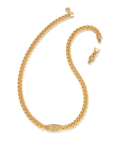 Barbie™ X Kendra Scott Chain Necklace In Gold Kendra Scott