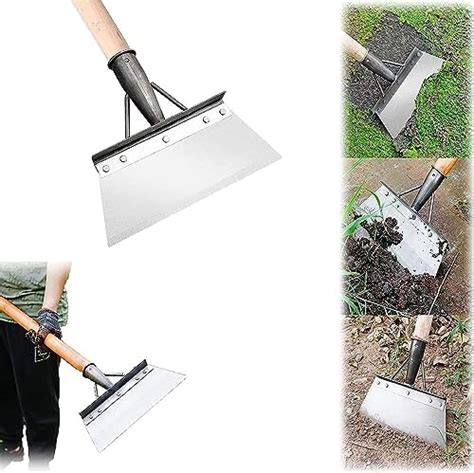 ALUELY Garden Shovel 23cm Gardening Shovel Stainless Steel Cleaning