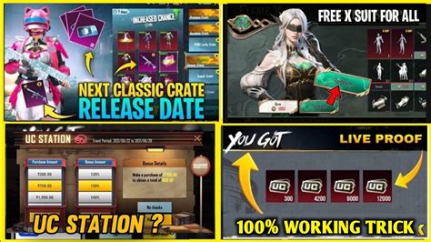 Omg 😱 Glacier In Classic Crate Bgmi Free Uc Event Bgmi Next Classic