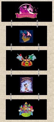 Fantasy Land Signs Pin Display Boards One Medium And 4 Small Signs