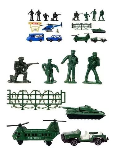 Brinquedo Kit Mini Soldados Infantil Tanque De Guerra Mercadolivre