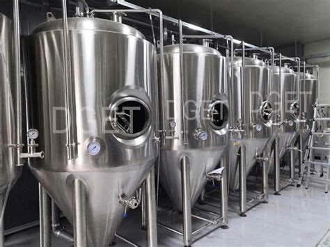 Bbl Stainless Steel Cylinder Conical Commercial Beer Unitank Fermenter