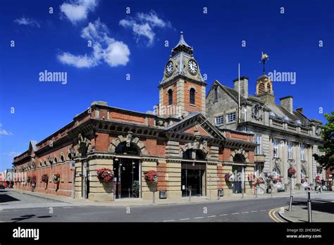 The Market Hall, Crewe town, Cheshire, England, UK Stock Photo - Alamy