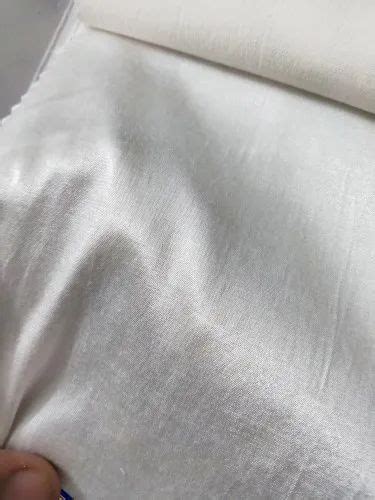 Plain White Viscose Lycra Satin Fabric GSM 100 150 At Rs 150 Meter In