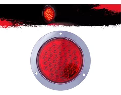 Plafón Posterior 40 Leds Con Estrobo Rojo 12 24 V Tunelight MercadoLibre