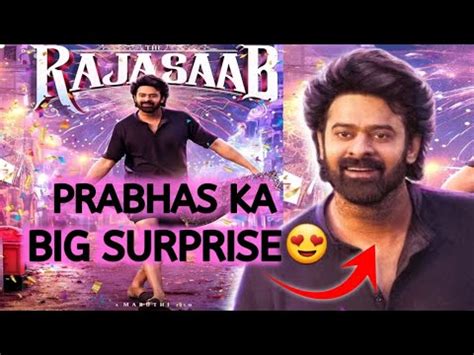 Raja Saab Prabhas Movie Announcement Review Youtube