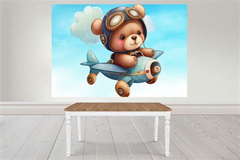 Ursinho Aviador Painel X Cm Elo Produtos Especiais