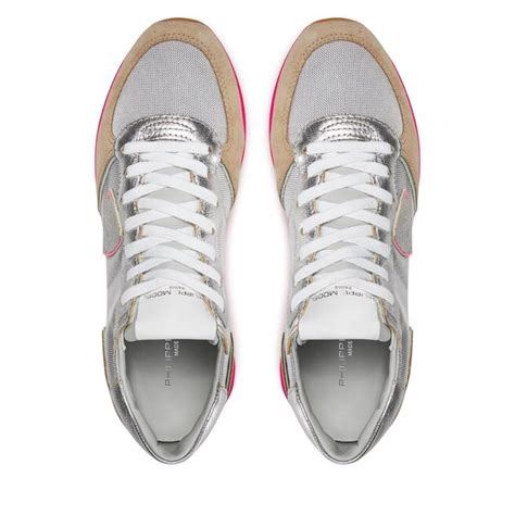 Sneakers Philippe Model Low Woman TZLD TRPX Grau Eschuhe De