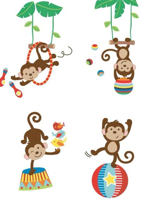 Circus Monkey Circus Art Monkey Pictures Clip Art Freebies Easy Diy