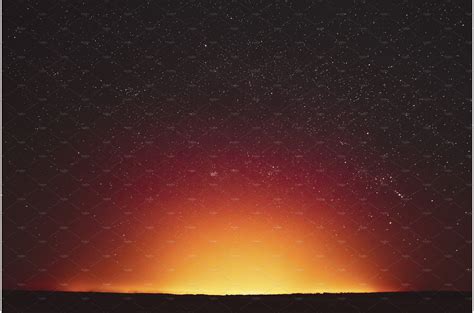 Night Sky With Glowing Stars | Abstract Stock Photos ~ Creative Market