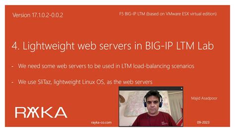 4 Lightweight Web Servers In F5 Big IP LTM Lab Topology YouTube