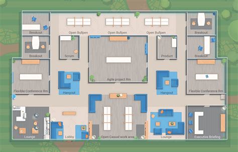 Large Office Maps Sococo Support