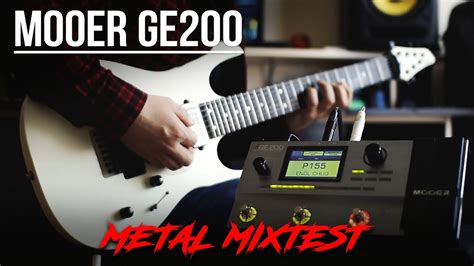 MOOER GE200 METAL Free Presets YouTube