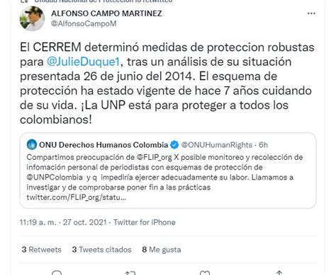 La Onu Se Pronunció Por La Supuesta Persecución De La Unp A La