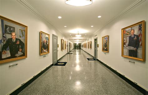 Pentagon Interior Hallway