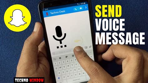 How To Send Snapchat Voice Message Youtube