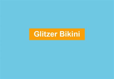 Glitzer Bikini Strandstyle De