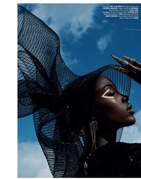 Vogue Portugal Beauty Fashion Editorial With Model Madisin Rian