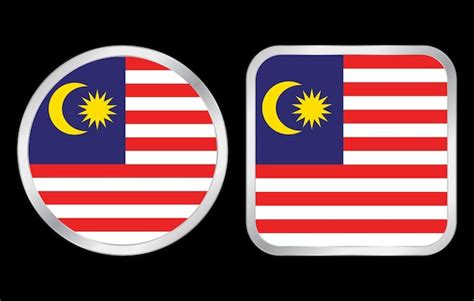 Premium Vector Malaysia Flag Icon