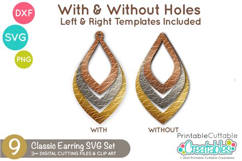 Free Svg Earring Templates FREE PRINTABLE TEMPLATES