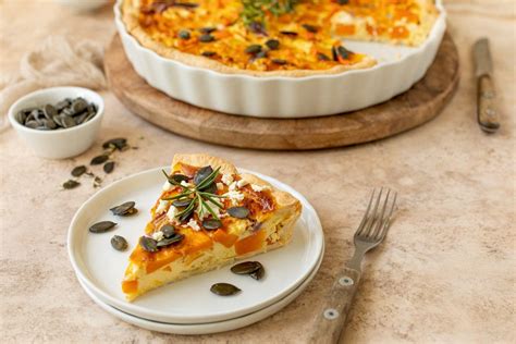 Kürbis Quiche mit Feta Rezept Sweets Lifestyle