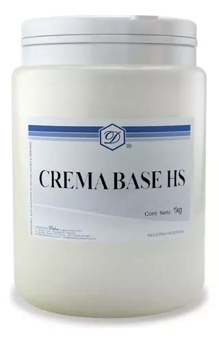 Crema Base Neutra Hidrosoluble Delva 1kg