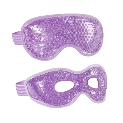 2PCS Gel Eye Mask Reusable Hot Cold Therapy Gel Bead Eye Mask For Puffiness Dark Circles Eye